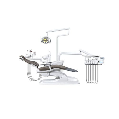 活动头枕牙科治疗设备 - ZA-208E - Foshan Ziann Medical Apparatus Co., Ltd - 带有侧边器械架 / 带照明 / 带LED照明
