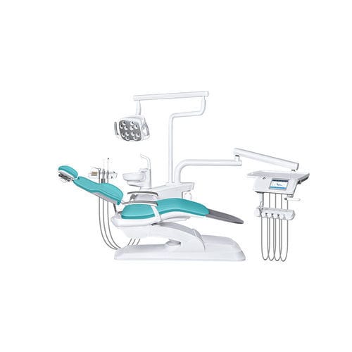 活动头枕牙科治疗设备 - ZA-208D - Foshan Ziann Medical Apparatus Co., Ltd - 带卫生系统 / 带器械架 / 带照明
