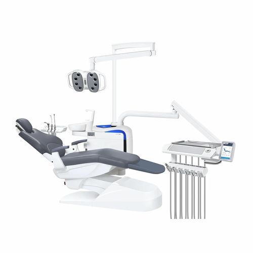 带电动椅牙科治疗设备 - ZA-208Q2 - Foshan Ziann Medical Apparatus Co., Ltd - 具有活动头枕 / 带器械架 / 带LED照明