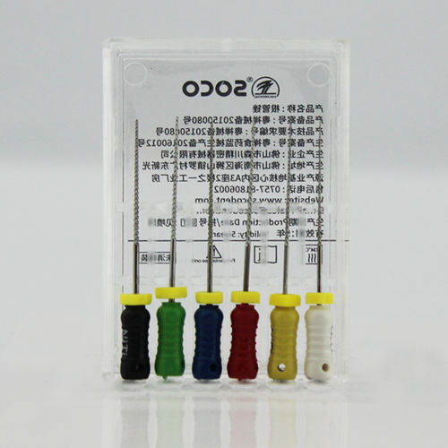 旋转牙科锉刀 - SCF - SOCO Precision Instrument Co., Ltd. - 用于根管治疗 / NiTi