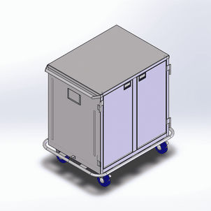 消毒手推车 - SCCC02 - Case Medical - 医用 / 用于医疗器械 / 存储