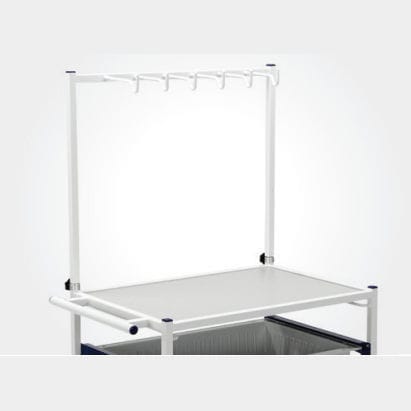 带滑轮点滴架 - 1164601 - ScanModul® - 6 个钩子