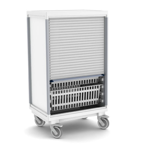 医用手推车 - 40652100D  - ScanModul® - 滑动门 / 带篮子 / 单门