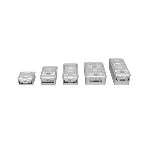器械消毒盒 - Bio-Barrier Sizes - Aygun Surgical Instruments - 带阀门 / 铝框架 / 阳极氧化铝