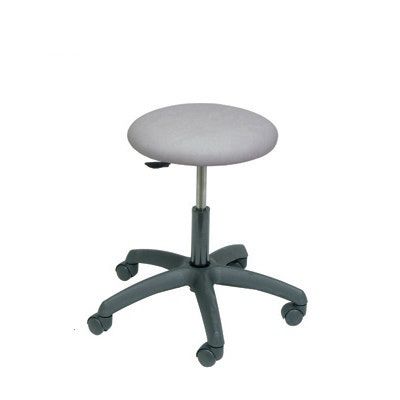医用圆凳 - Ecopostural - RehabMedic - 回转 / 带滑轮 / 黑色