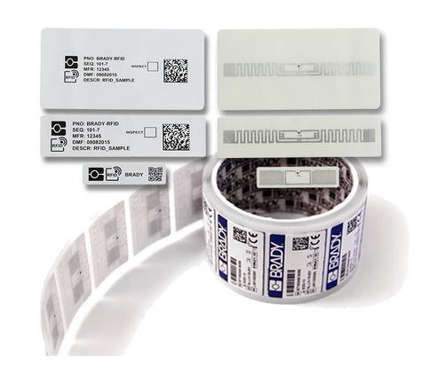 管标签 - Brady EMEA - 用于瓶子 / RFID