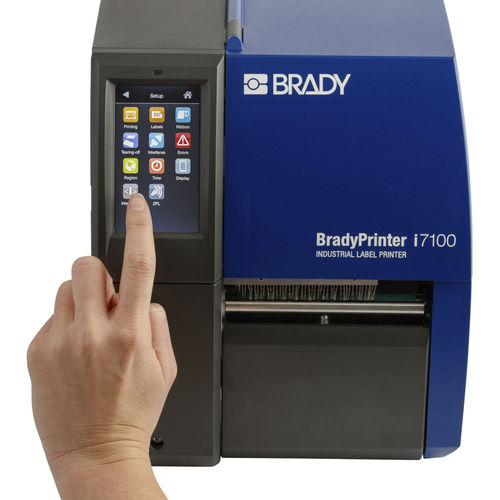 热转印打印机 - I7100-300P-UK-PWID - Brady EMEA - 直热式 / 标签 / 台式