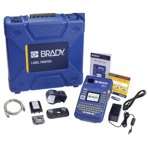 医院贴标签机 - M510-KIT-UK-BWS - Brady EMEA - 电动 / 条形码标签 / 数字