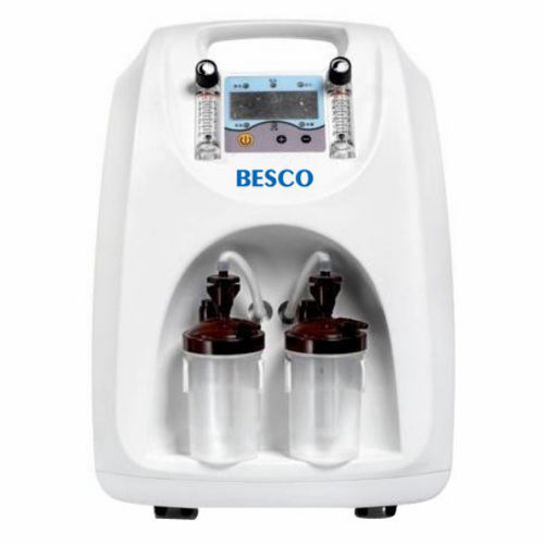 医用氧气浓缩器 - BES-OC19 - Besco Medical - 带滑轮 / 持续流量