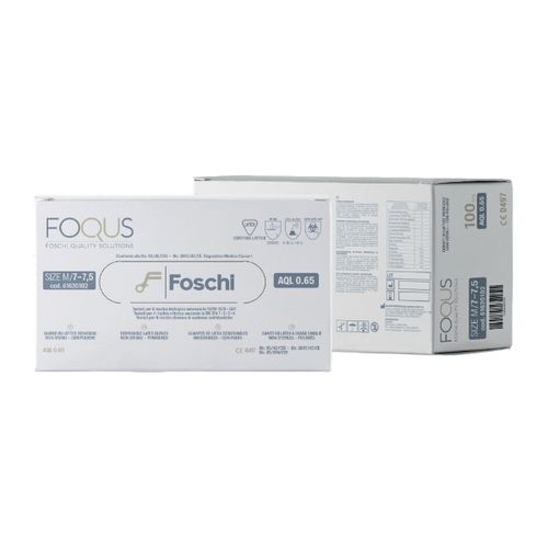 乳胶手套 - Foqus  - Foschi - 医用 / 10个每盒