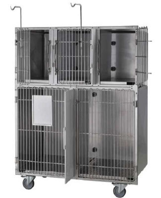 5格动物笼具 - Foschi - 密闭 / 用于猫 / 犬用