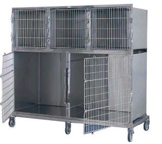 5格动物笼具 - Foschi - 密闭 / 用于猫 / 犬用