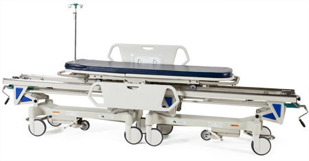 病人转移担架车 - IB 700 - Ideal Bequem Móveis Hospitalares - 手动 / 可调高度 / 椅背可调
