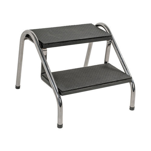 双层踏脚凳 - VLT-605A - Vallitech Móveis Hospitalares - 不锈钢 / 防滑 / 塑料