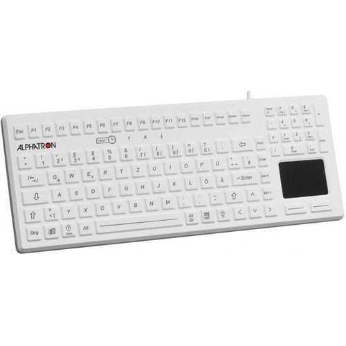 带触摸板医用键盘 - K502 - ALPHATRON MEDICAL GmbH - 硅胶 / 密封