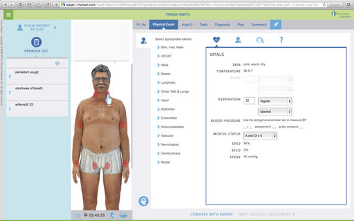 模拟病患软件 - i-Human Patients® Cases - I-Human Patients, Inc. - 培训 / 诊断 / 医用