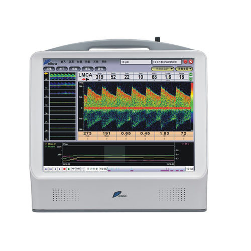 经颅多普勒检测仪 - EMS-9PB - Shenzhen Delica Medical Equipment - 台式 / 带触摸屏