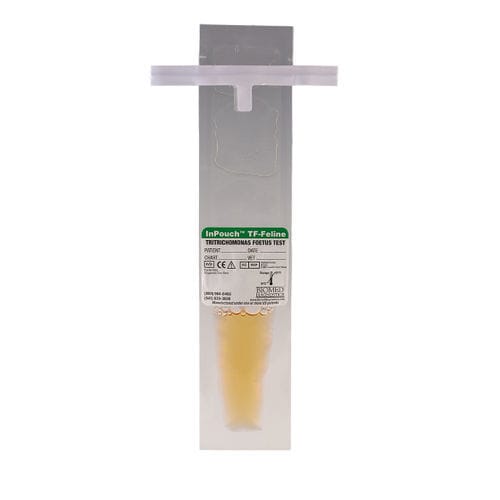 猫滴虫病快速诊断套装 - INPOUCH® TF - Biomed Diagnostics, Inc. - 用于猫科动物 / 胎儿滴虫病 / 粪便