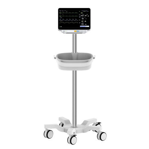 医用推车 - RS011C - Coriton Instrument Co., Ltd. - 用于监测仪 / 铝制 / 塑料
