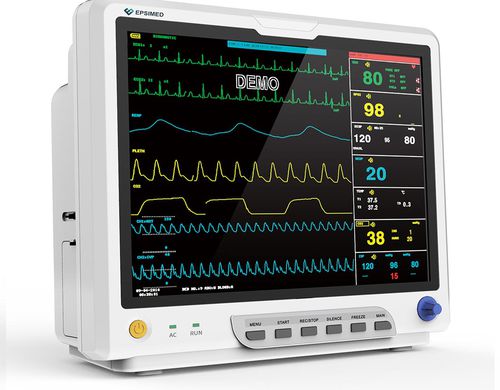 便携式病人监护仪 - MN-150 - EPSIMED - 紧凑型 / ECG / RESP