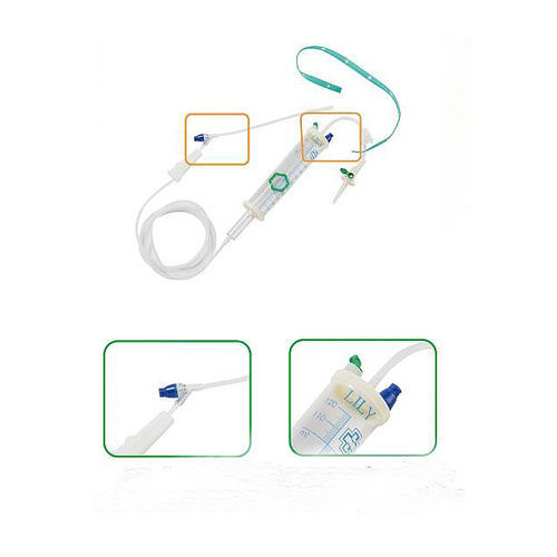 带滴水室输液器 - 1102001 - Lily Medical Corporation - 带Y型连接器
