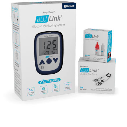 蓝牙血糖仪 - BluLink™  - MHC Medical Products - 带有采血笔