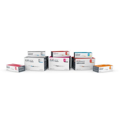 3毫升注射器 - EasyTouch® FlipLock™ - MHC Medical Products - 一次性 / 安全