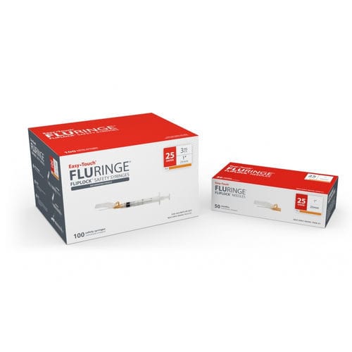 1毫升注射器 - EasyTouch® Fluringe® - MHC Medical Products - 3毫升 / 安全