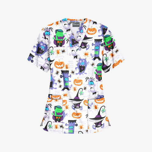 女式医用外套 - Halloween Walk - Uniform Advantage - L / XL / M