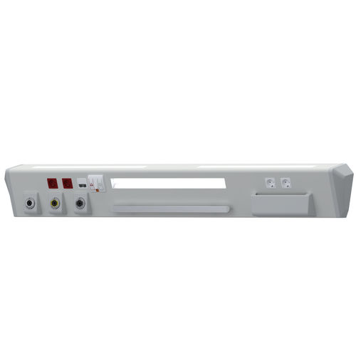 壁挂床头设备带 - MAKASLI  - Megasan Medical Gas Systems - 卧式 / 用于病房 / 带照明