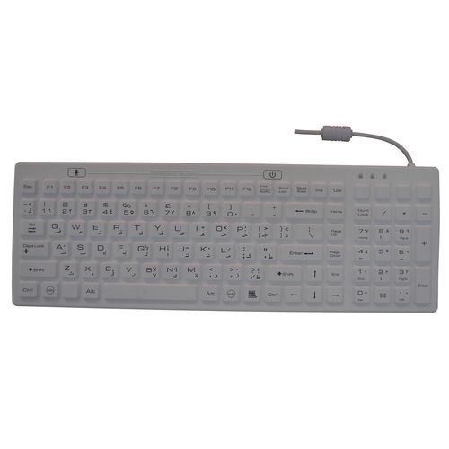 带数字键区医用键盘 - P-M06KB - Shenzhen PAC Tec - 硅类橡胶 / 硅胶 / 抗菌