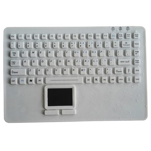 带触摸板医用键盘 - P-M345TP - PAC Technology - 硅胶 / 硅类橡胶 / USB