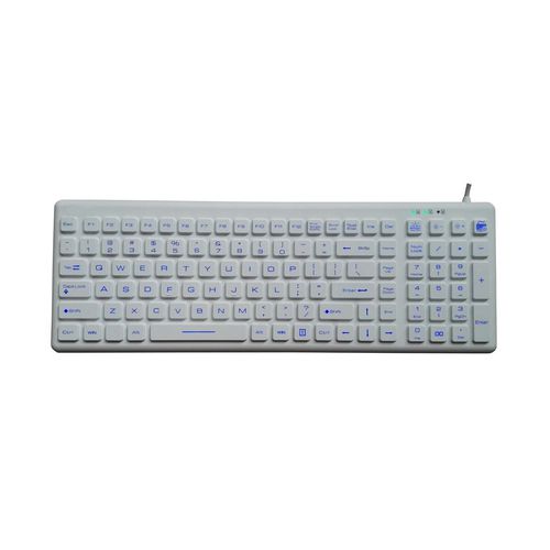 带数字键区医用键盘 - P-M60-BL-MG - PAC Technology - 硅胶 / 硅类橡胶 / USB