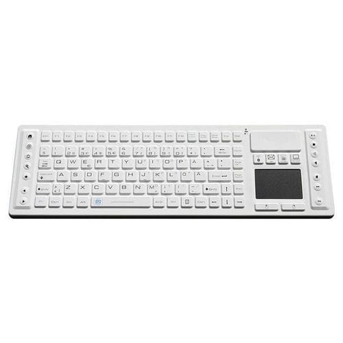 带触摸板键盘 - P-BT500 - PAC Technology - 带指针设备 / 硅类橡胶 / 可水洗