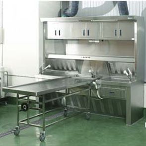 尸检台 - TK-AT2000 - TENKO MEDICAL SYSTEM CORP - 长方形 / 滑轮 / 不锈钢
