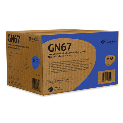PVC手套 - GN67 - Polyco Healthline - 实验室 / 无粉 / M