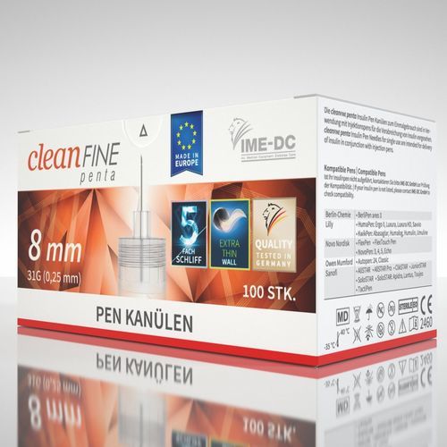 胰岛素注射针头 - cleanFINE penta  - IME-DC - 笔式 / 31G