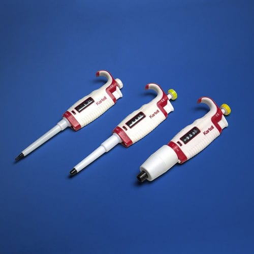 机械微量移液器 - PLURIPET II series - Kartell S.p.A. - 活塞 / 容积式 / 空气置换