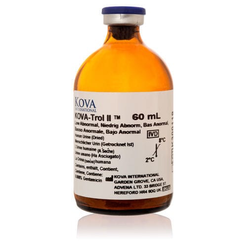 微量白蛋白试剂 - KOVA-Trol® - Kova International, Inc. - 质量控制 / 尿液分析 / 冻干