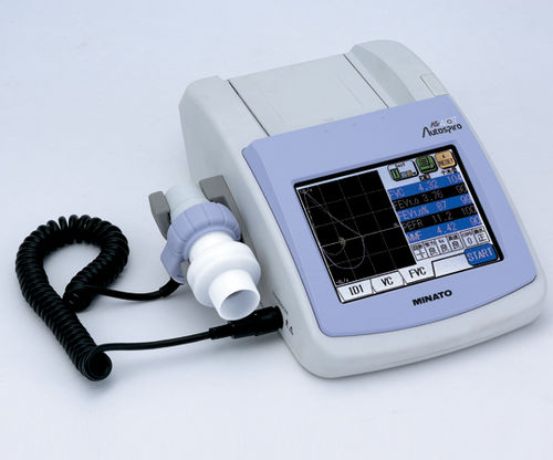 电子肺活量计 - Autospiro AS-307/407/507 - MINATO Medical Science - 台面式 / 带触摸屏