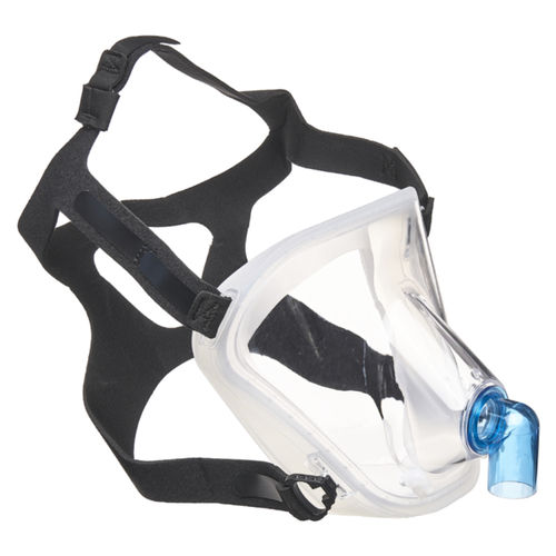 硅胶氧气罩 - BITRAC® MAXSHIELD™ - Pulmodyne - 透明 / 可调节