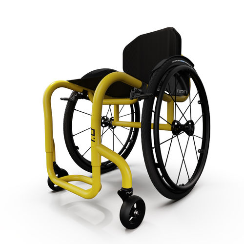 主动式轮椅 - 1.0 - Aria Wheels - 户外 / 室内 / 带脚托