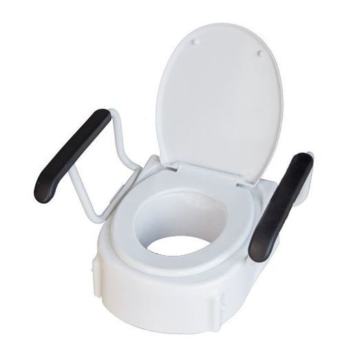 带扶手马桶增高器 - 336180 - Tukimet Oy - 可调高度 / 带盖