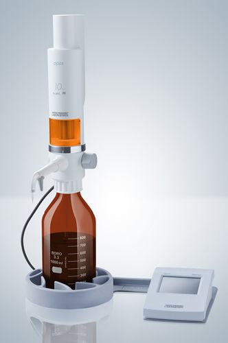 实验室瓶口分液器 - opus® dispenser - Hirschmann - 固定容量 / 电子