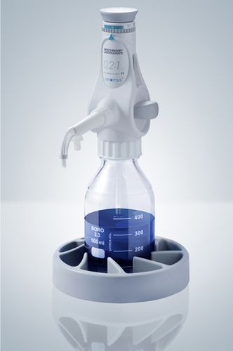 实验室瓶口分液器 - ceramus® - Hirschmann - 容量可调节