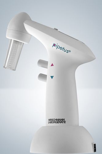 机械移液管助吸器 - pipetus® - Hirschmann - 容量可调节 / 电池供电