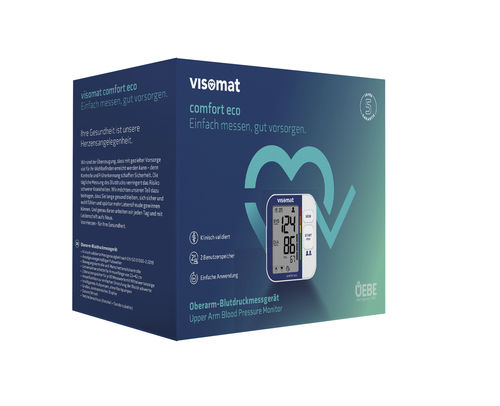 袖套电子血压计 - visomat comfort eco - visomat - 自动 / 充电电池 / 成人袖套式