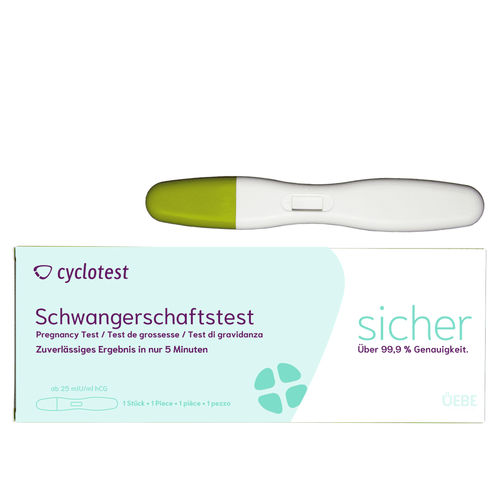 妊娠快速诊断检测 - cyclotest - hCG / 尿液 / 免疫学