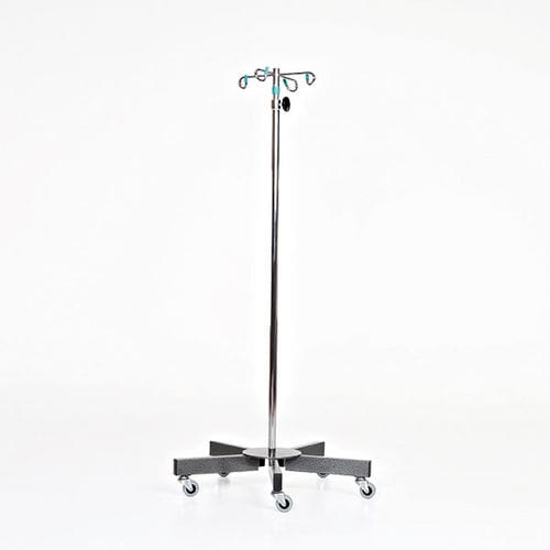 带滑轮输液架 - MCM-20 series - Mid Central Medical - 4 个钩子 / 2 个钩子 / 伸缩
