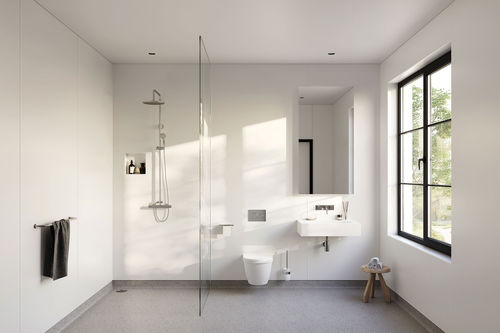 医疗加强壁 - Whiterock™ Recessed Shelf - ALTRO LTD - 带有挂墙板